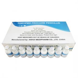 Quality Procaine Penicillin For Injection 4mega/20ml, the drug treat different types of infections, GMP Medicine for sale