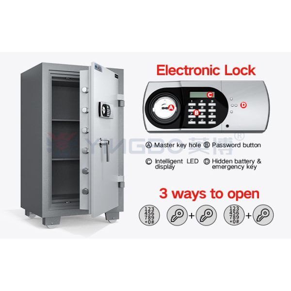 150 Kg Document Safe Box Fireproof Electronic Digital Lock Key Home Protection