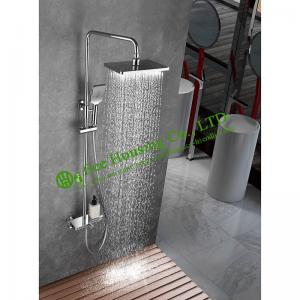 China brass 38 degree thermostatic shower set,chrome finished,shower system,bathroom accessories on sale