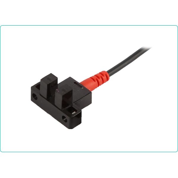 5V 12V 24V 4-Wire Fork Photolectric Sensor 5mm Infrared Beam Sensor Switch PNP