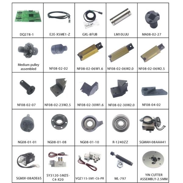 PN CH08-02-23W2.0 Auto Cutter Machine Parts Durable Black Tool Guide