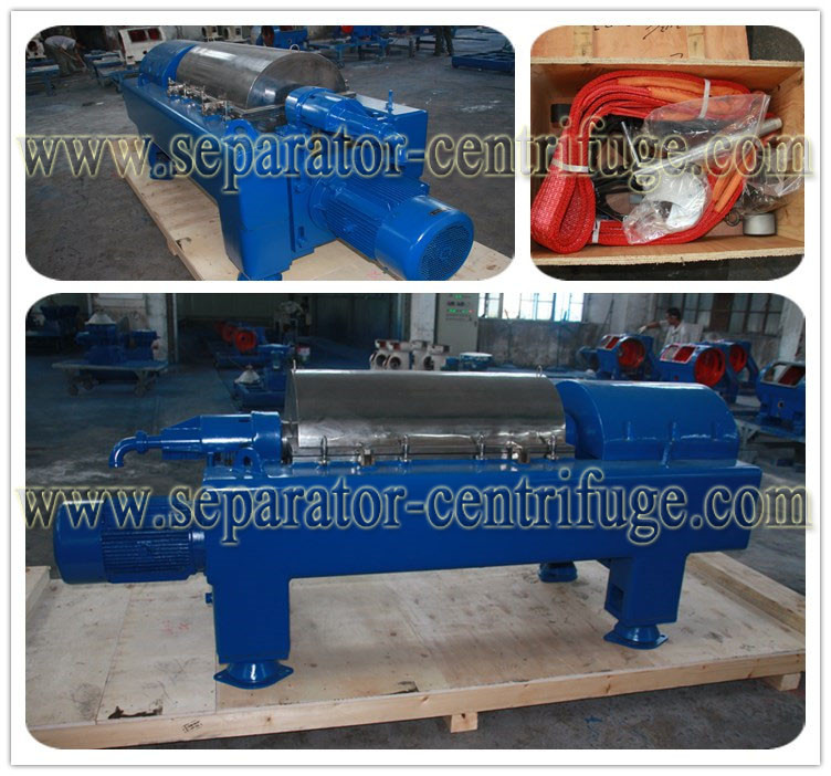 Sludge Dewatering Wastewater Treatment Plant Equipment , Decanter Centrifuge