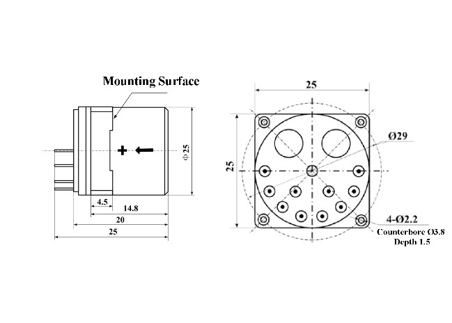 Accuracy Accelerometer Sensor 2.3 ~ 3.5mA/g ±15g with 500g Shock Resistance