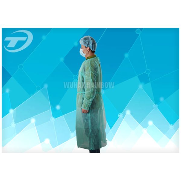 Protective Sterilized Isolation Gowns Disposable With Knitted Wrist
