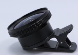 China 190° Wide Cell Phone Camera Lens 1/3’’ 1/2.6” Fisheye Lens Enlarge Macro 3 In 1 on sale