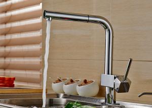 Quality Deck Mounted Kitchen Basin Faucet ROVATE With Durable Pull Out Sprayer for sale