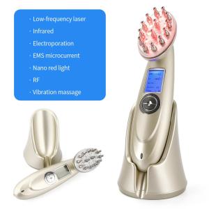 Quality LED Infrared Light Therapy Electric Head Massage Comb for sale