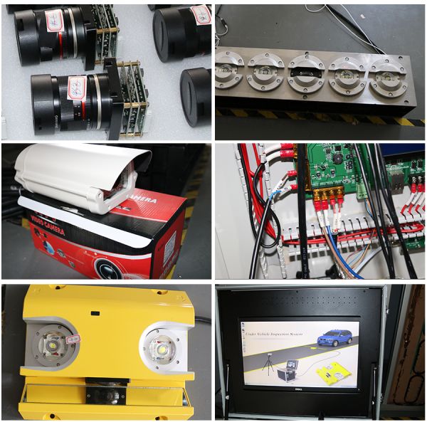 Cars plate reading automatically vehicle surveillance system scanning under