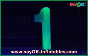 Quality Beautiful Inflatable Lighting Decoration Number For Advertising for sale