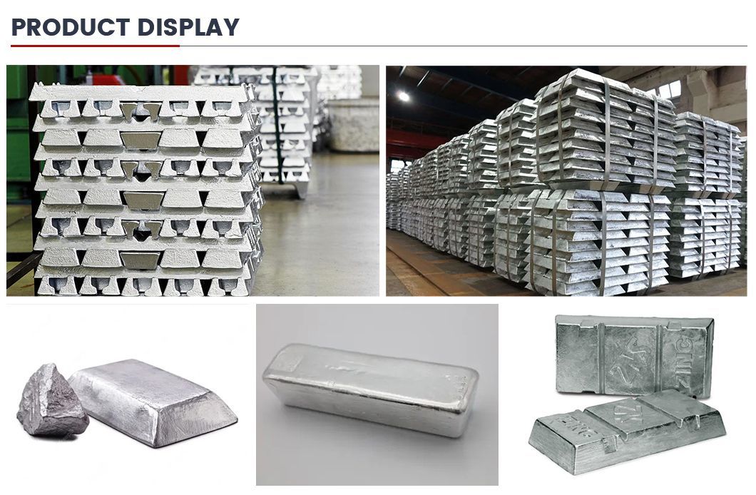 Factory Direct Sales Lowest Price High Quality/Purity 98.7%-99.95% Zinc Ingot for Aviation Industrial Chemical