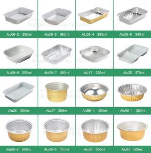 China Microwave Disposable Aluminum Foil Pizza Baking Tray Pans Container Sizes,Pan Box Trays Takeaway Container,Kitchen And B on sale