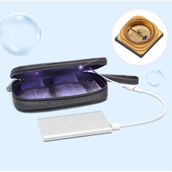 Sterilize 99.9% Solid UVC Light Portable Sanitizer Bag 19*4*11cm