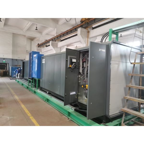 Custom Instrument Air Skid with HMI Touch Screen 50 HP Compressor