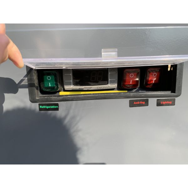 Integral Swing 4 Glass Door Multideck Display Refrigerator R290 Plug In