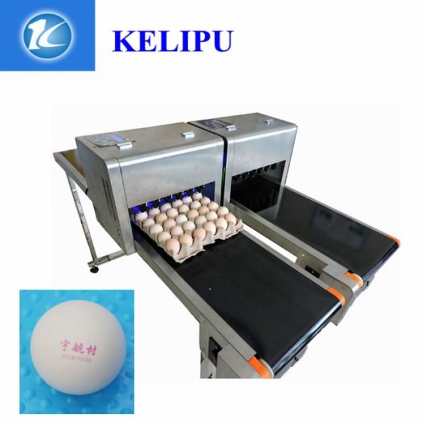 12V Automatic Batch Printing Machine Six Cartridge Can Print 1200,000 Eggs