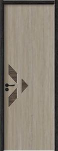 Quality ISO9001 45mm interior wood  doors Aluminum Clad Wood Entry Doors for sale