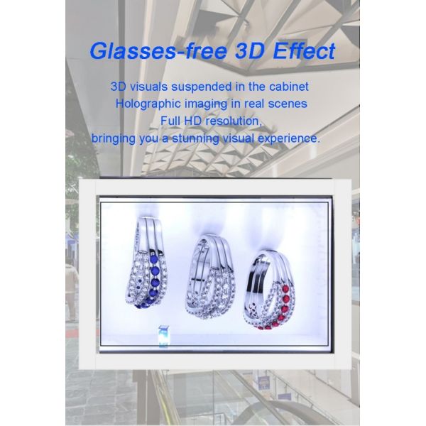Wholesale 3D Holographic Projection Display Cabinets Supporting 360° Stereoscopic Imaging for On-Site Product Promotion and Exhibition