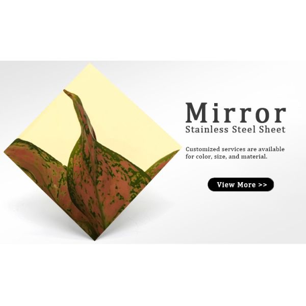 CE Titanium Blue Mirror Finish Stainless Steel Sheet 4x8 Gray Color