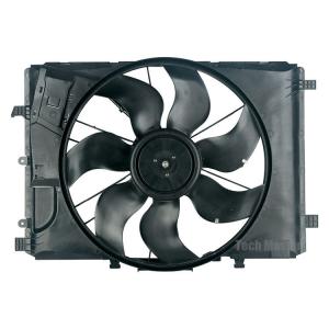 China Radiator Electric Cooling Fan For Mercedes Benz W204 400W With Control Module Brush A2045000193 on sale