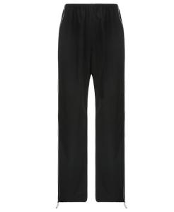 Quality Oem Apparel Manufacturers Women'S High Waist Loose Drawstring Hem Casual Pants for sale