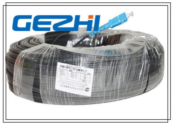 Buy Fiber To The Home Optical Patch Cable 1 Core LSZH SC / SC LSZH 300M Black Steel at wholesale prices