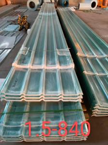 Quality impact resistant FRP fiber glass corrugated roofing sheet for sale