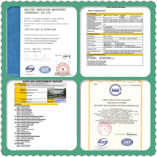 Paper Cutting Slitting Machine Blades Abrasion Resistant Customized Size