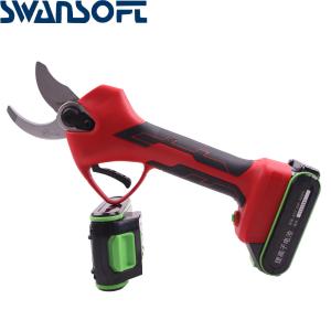 Quality Swansoft 21V Wireless 3.2CM Electric Pruning Scissors Rechargeable Scissors Pruning Scissors Branch Cutt for sale