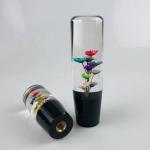 China Clear Car Resin Shift Knob Custom With Real Flower Inside for sale