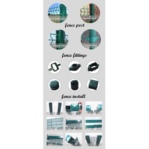 white color Hot Dipped Galvanised BRC Welded Wire Mesh Fence / Galvanised BRC Welded Mesh