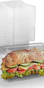 B07WHHC4WG clear plastic container pie container with lid cake container cake slice container