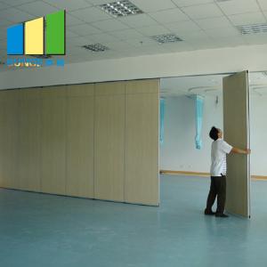 Quality Soundproof Partition Panel Floor To Ceiling Folding Doors 65 Mm With Free Design for sale