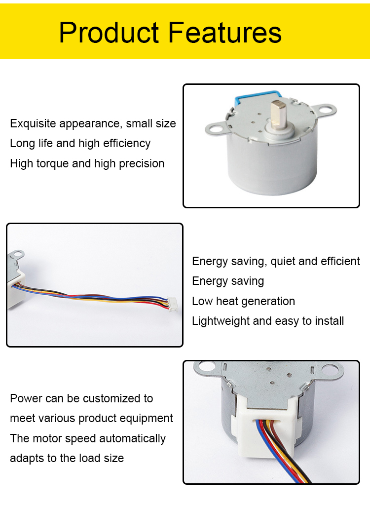 Faradyi Professional Customization Good Quality Stepper Motor 24BYJ48 For Office Automation Smart IP Camera Motor