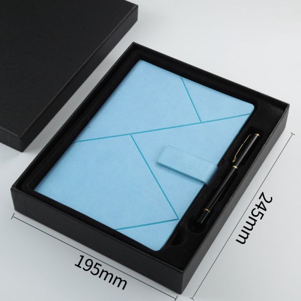 Business A5 Pu Leather Notebook With Woodfree Paper 150mm Width