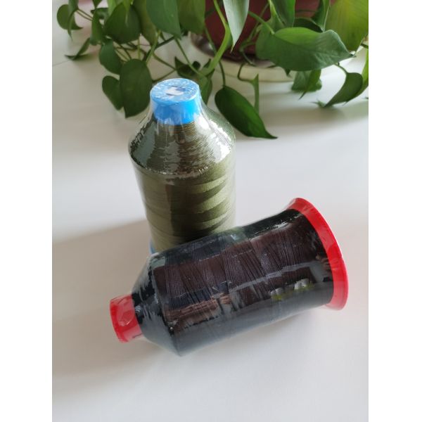 250D/2/3 Polyester High Tenacity Yarn low elongation For Leather