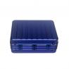 Hard Metal Aluminum Attache Briefcase Blue 410*300*115mm Nylon fabric Inner for sale
