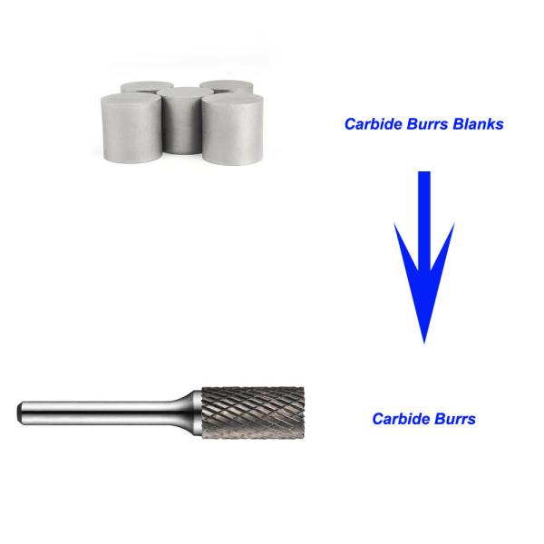 BSA Cylindrical Carbide Burr Unground Tungsten Carbide Burr Bits For Metal