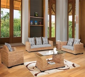 Quality Rattan + Seagrass Sofa Series 45 for sale