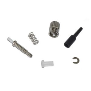 Black Fiber Fast Connector Singlemode / Multimode For Data Processing Networks