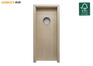 China Single Hinged Cottage Oak Flush Plain Wooden Door on sale