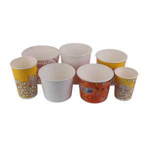 Quality Food Grade Disposable Paper Food Buckets Popcorn Bucket 150oz Fried Chicken Barrel for sale
