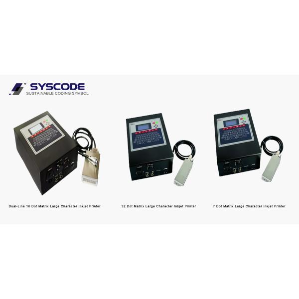 57 Dot Matrix Large Character Printing Water Based Ink 220V AC 50Hz