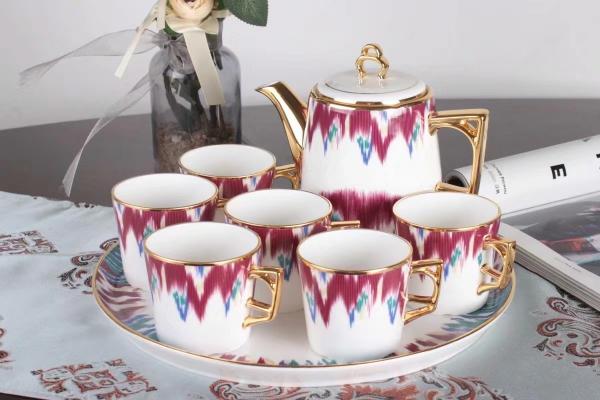 Buy 24K Bone China Coffee Cup Sets at wholesale prices