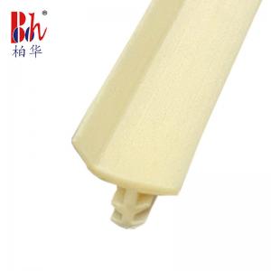 China Soft Rubber PVC Weather Stripping For Wooden Skirting Board 7*4mm on sale