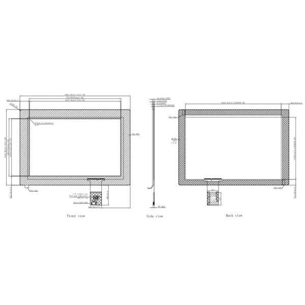 10.1 Inch TFT Capacitive Touch Screen Industrial Capacitive Multi Touch Panel