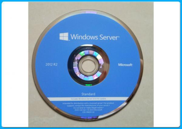 Microsoft windows server 2012 r2 standard 64 DSP OEI DVD & COA - 2CPU / 2V