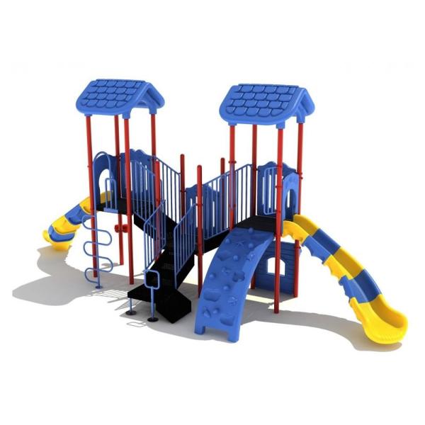 ODM LLEPE Outdoor Playground Playhouse With Tube Plastic Slides