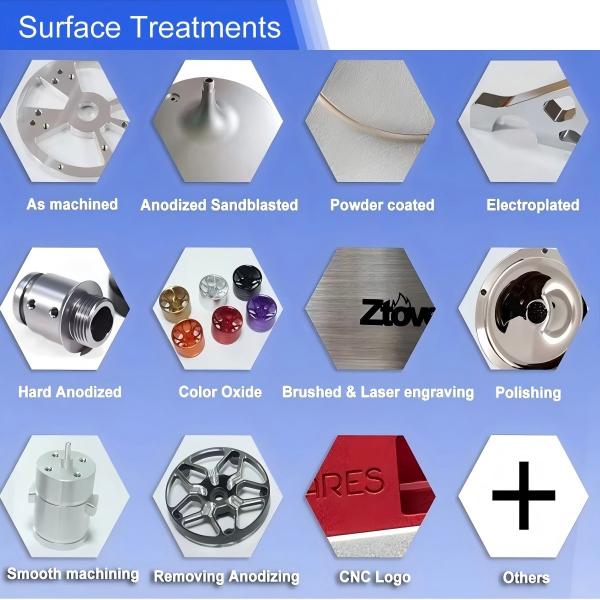 High Precision Black Oxidation CNC Turning Milling Parts with Customized Size and 100% Inspection