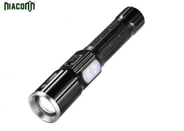 Buy USB Tactical Led Flashlight , Cree Tactical Flashlight With COB Red Light at wholesale prices