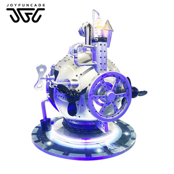 VR Submarine with 360° Panoramic Shooting and Dual-Seat Interactive Design,Parent-Child Combat Gameplay